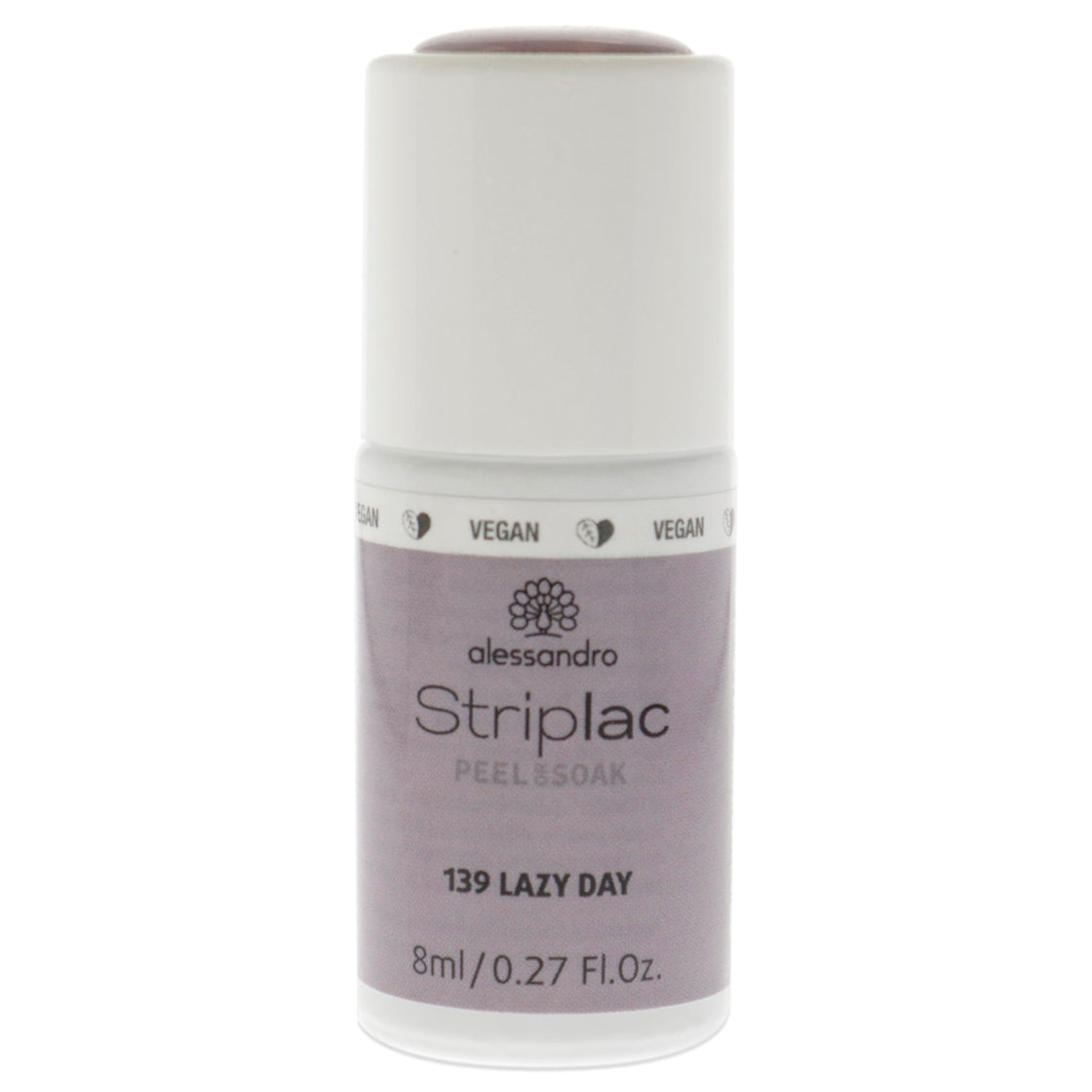 Striplac Peel or Soak - 139 Lazy Day by Alessandro for Women - 0.27 oz Nail Polish