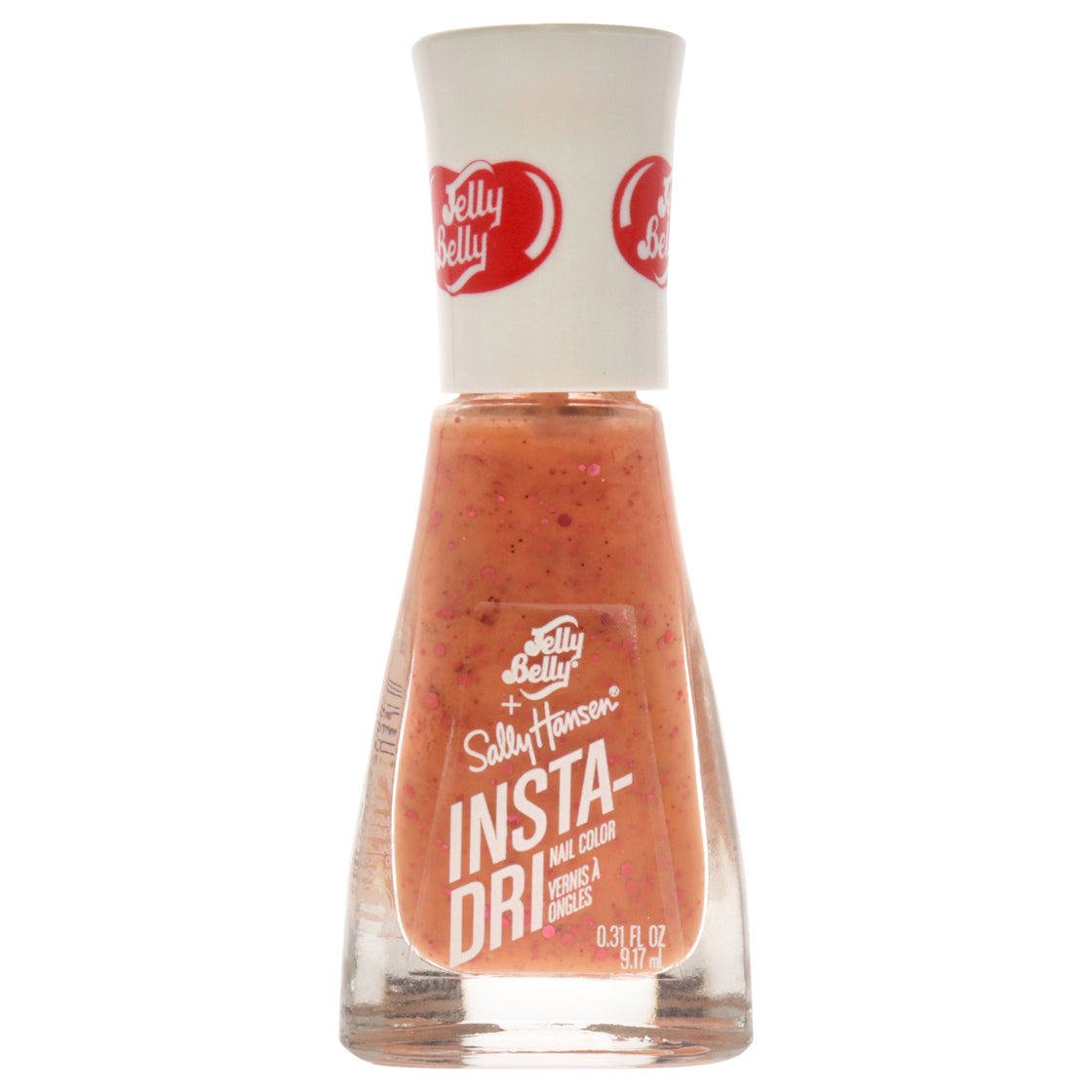 Insta-Dri Jelly Belly Nail Polish - Peach by Sally Hansen for Women - 0.31 oz Nail Polish