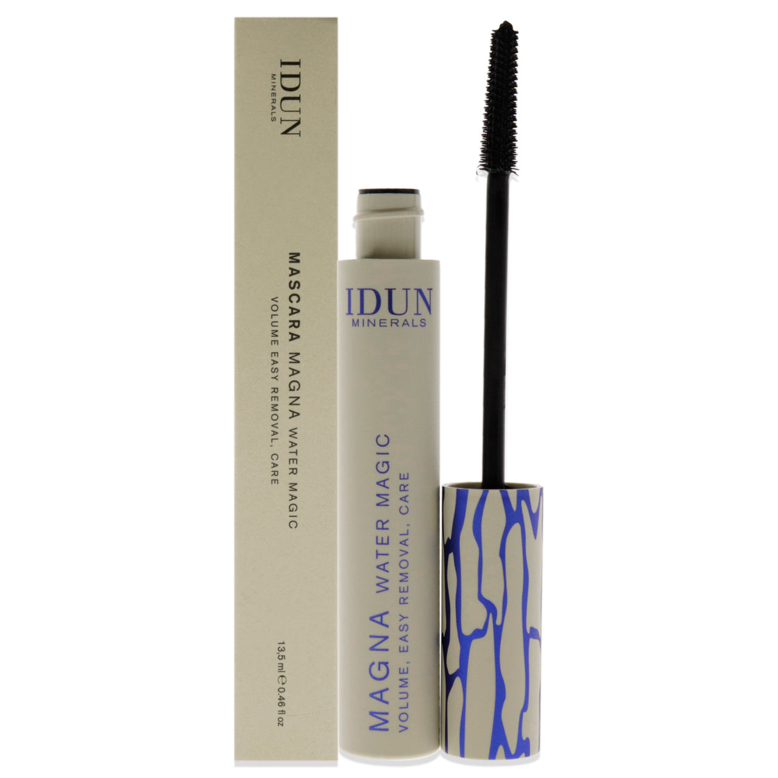 Magna Water Magic Mascara - 015 Rich Black by Idun Minerals for Women - 0.46 oz Mascara