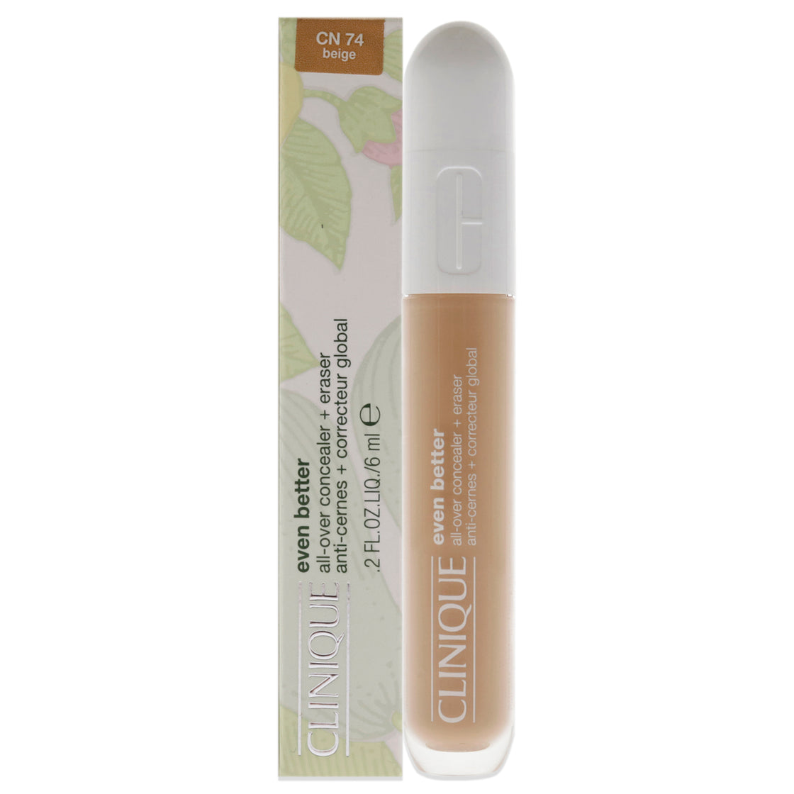 Even Better All-Over Concealer Plus Eraser - CN 74 Beige by Clinique for Women - 0.2 oz Concealer