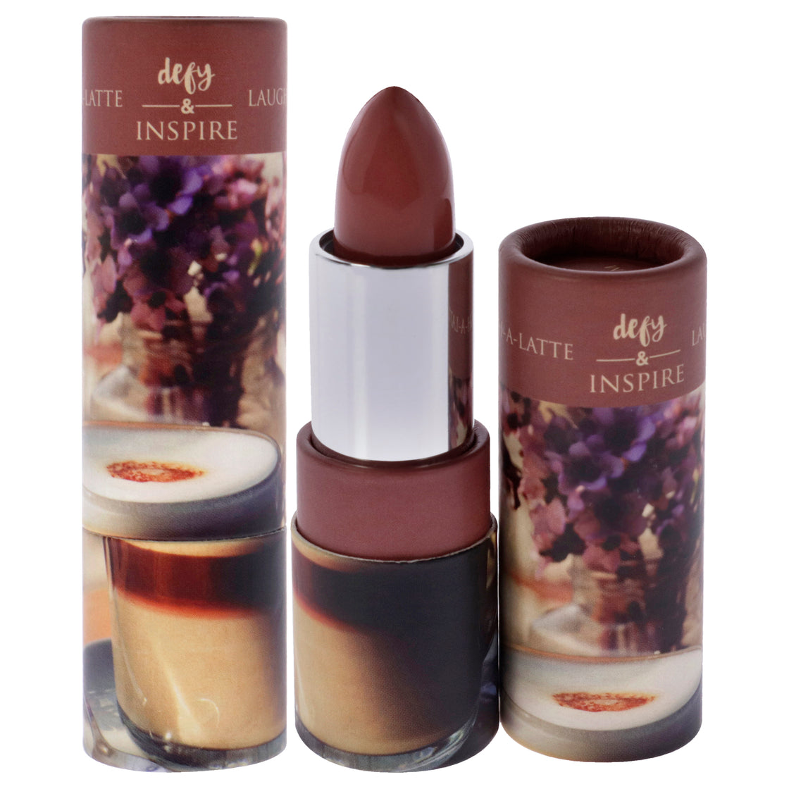 Cream Lipstick - 02 Laugh-A-Latte by Defy and Inspire for Women - 0.134 oz Lipstick