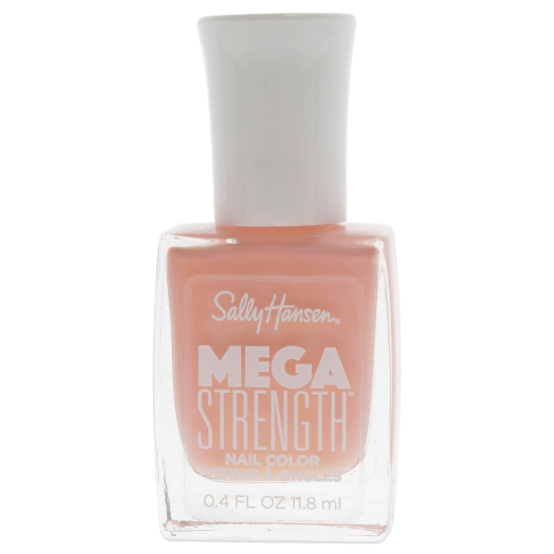 Mega Strength Nail Color - 071 I Ap Peach Iate You by Sally Hansen for Women - 0.4 oz Nail Polish