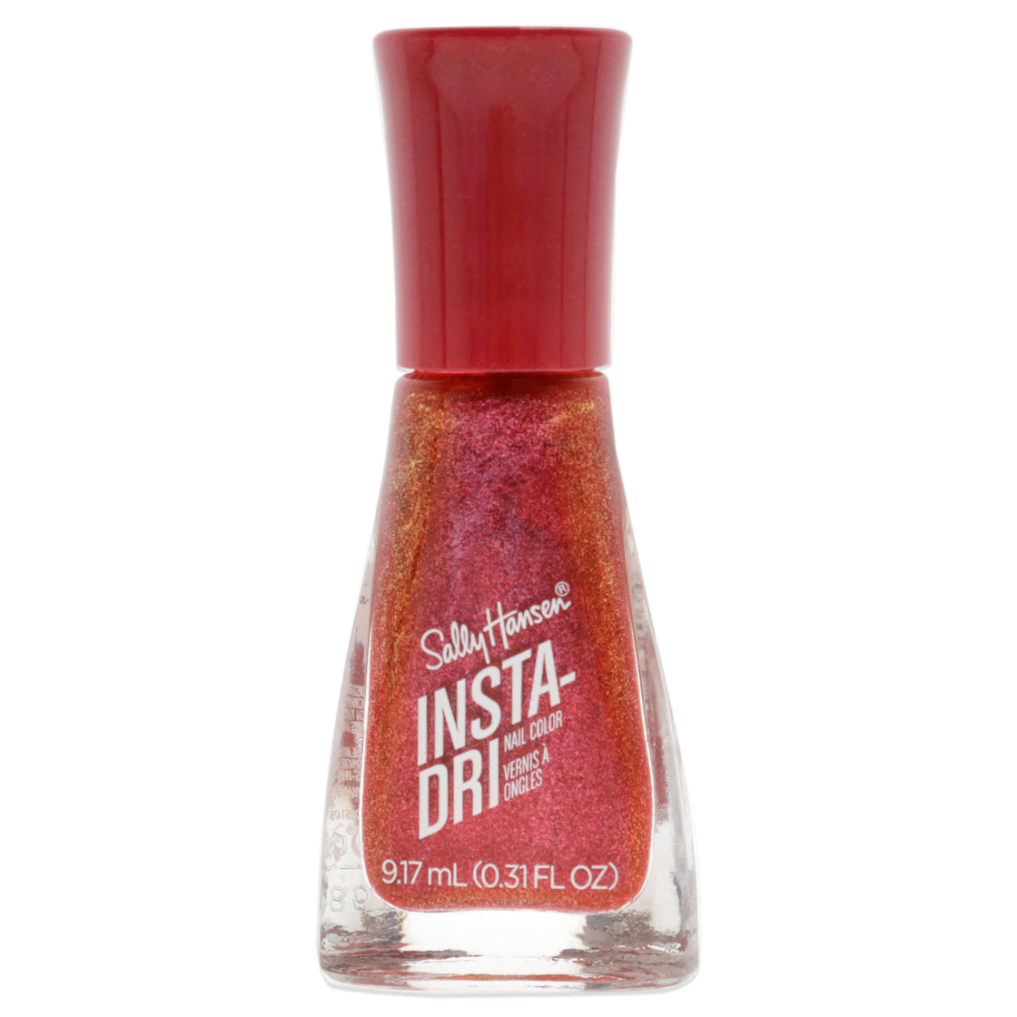 Insta-Dri Nail Color - 655 Cherry on the Top by Sally Hansen for Women - 0.31 oz Nail Polish