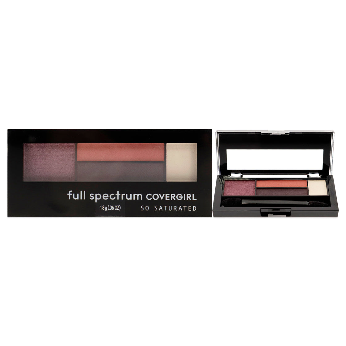 So Saturated Quad Palette - With It by CoverGirl for Women - 0.06 oz Eye Shadow