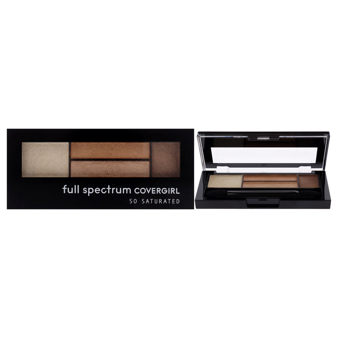 Full Spectrum So Saturated Eye Shadow Palette - Steady by CoverGirl for Women - 0.06 oz Eye Shadow