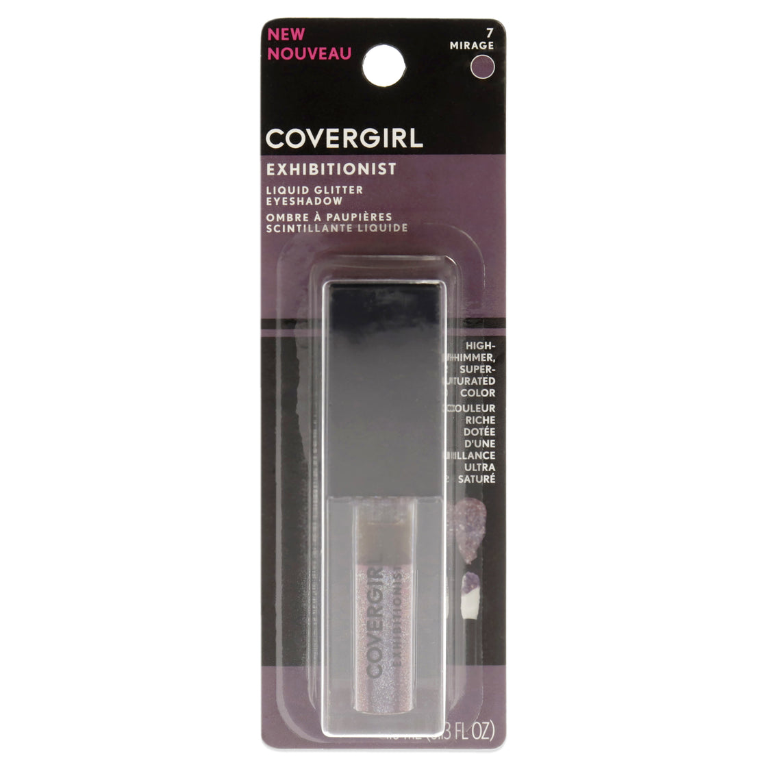 Exhibitionist Liquid Glitter Eyeshadow - 7 Mirage by CoverGirl for Women - 0.13 oz Eye Shadow