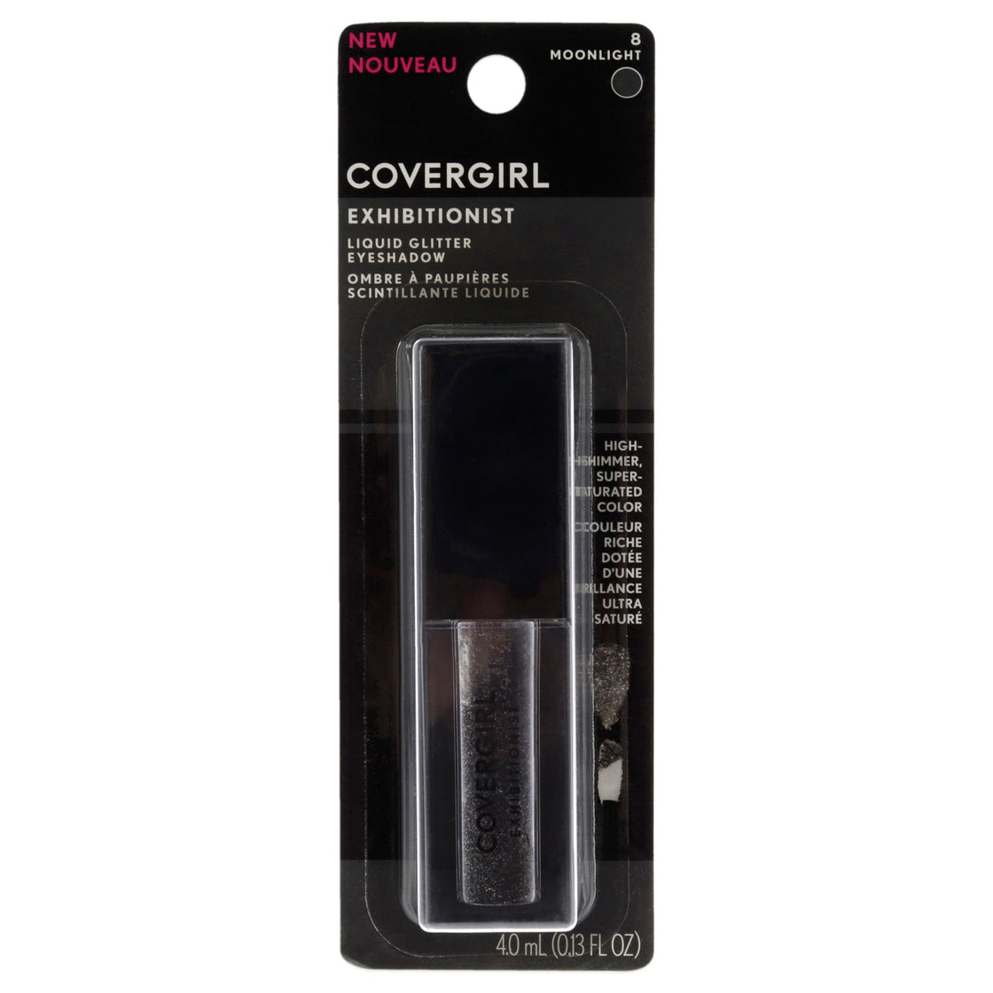 Exhibitionist Liquid Glitter Eyeshadow - 8 Moonlight by CoverGirl for Women - 0.13 oz Eye Shadow