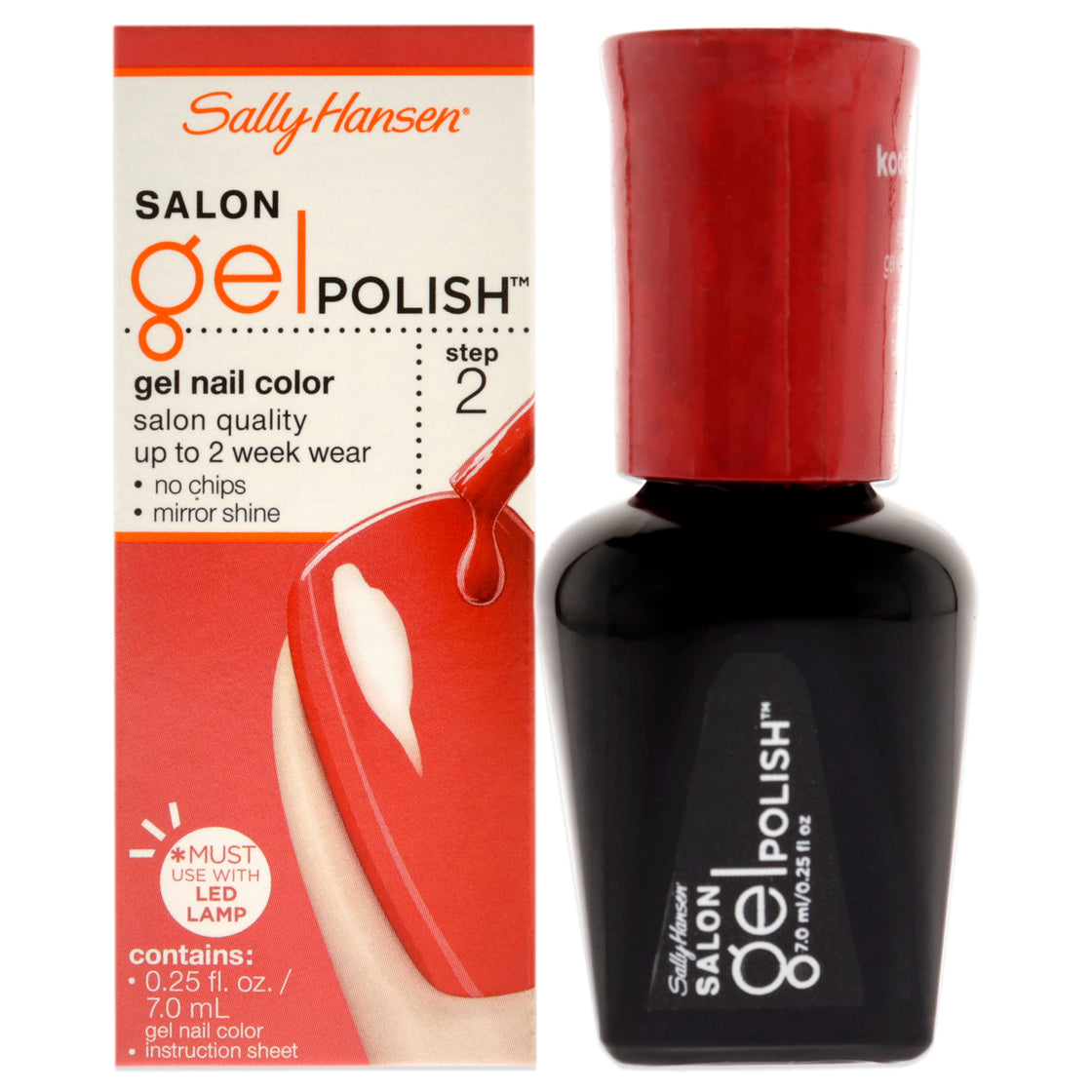 Salon Gel Polish - 225 Kook a Mango by Sally Hansen for Women - 0.25 oz Nail Polish