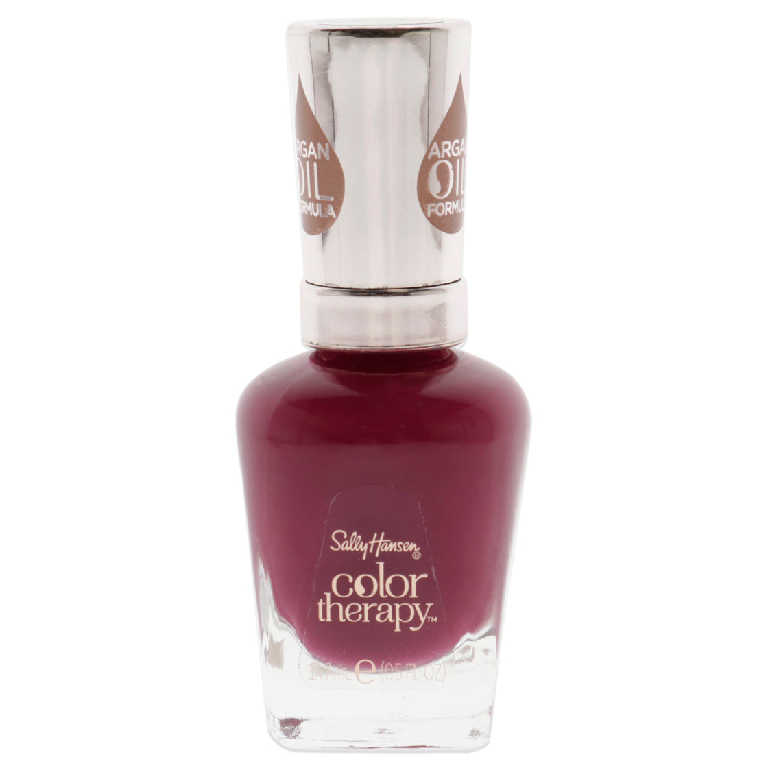 Color Therapy Nail Polish - 380 Ohm My Magenta by Sally Hansen for Women - 0.5 oz Nail Polish