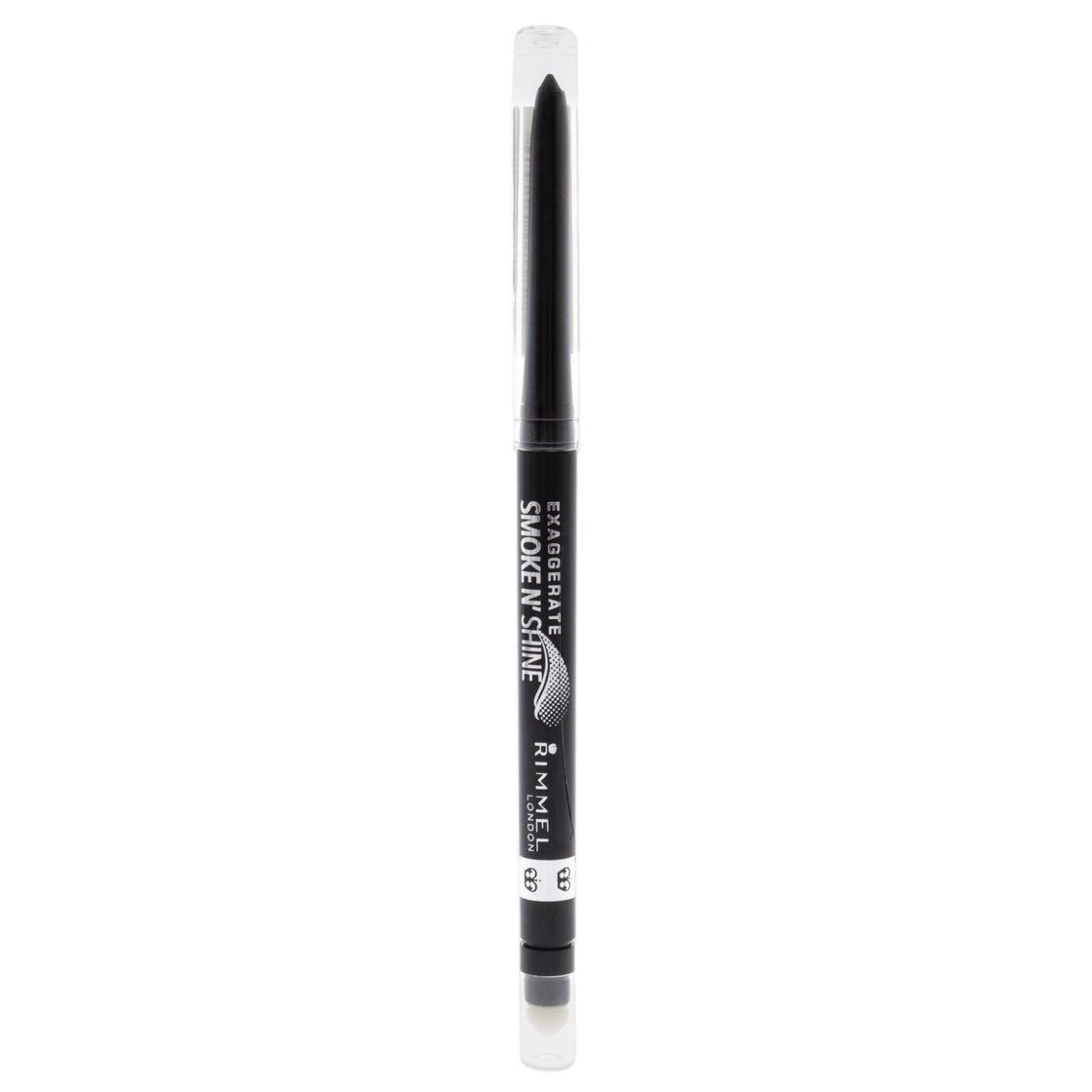 Exaggerate Smoke N Shine Gel Eyeliner- 001 Little Black Smokey by Rimmel London for Women - 0.009 oz Eyeliner