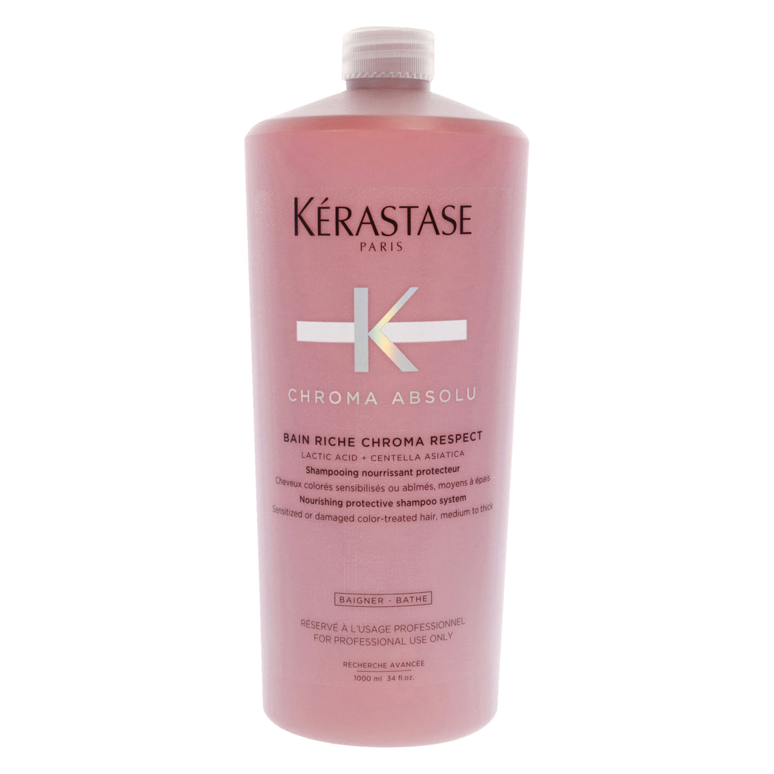 Chroma Absolu Bain Riche Respect Shampoo by Kerastase for Unisex - 34 oz Shampoo