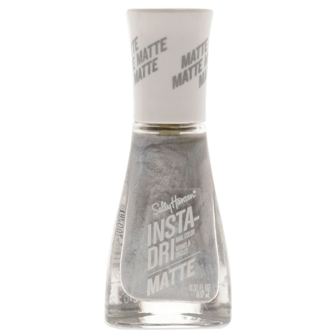 Insta-Dri Nail Color - 011 Smokey Silver by Sally Hansen for Women - 0.31 oz Nail Polish