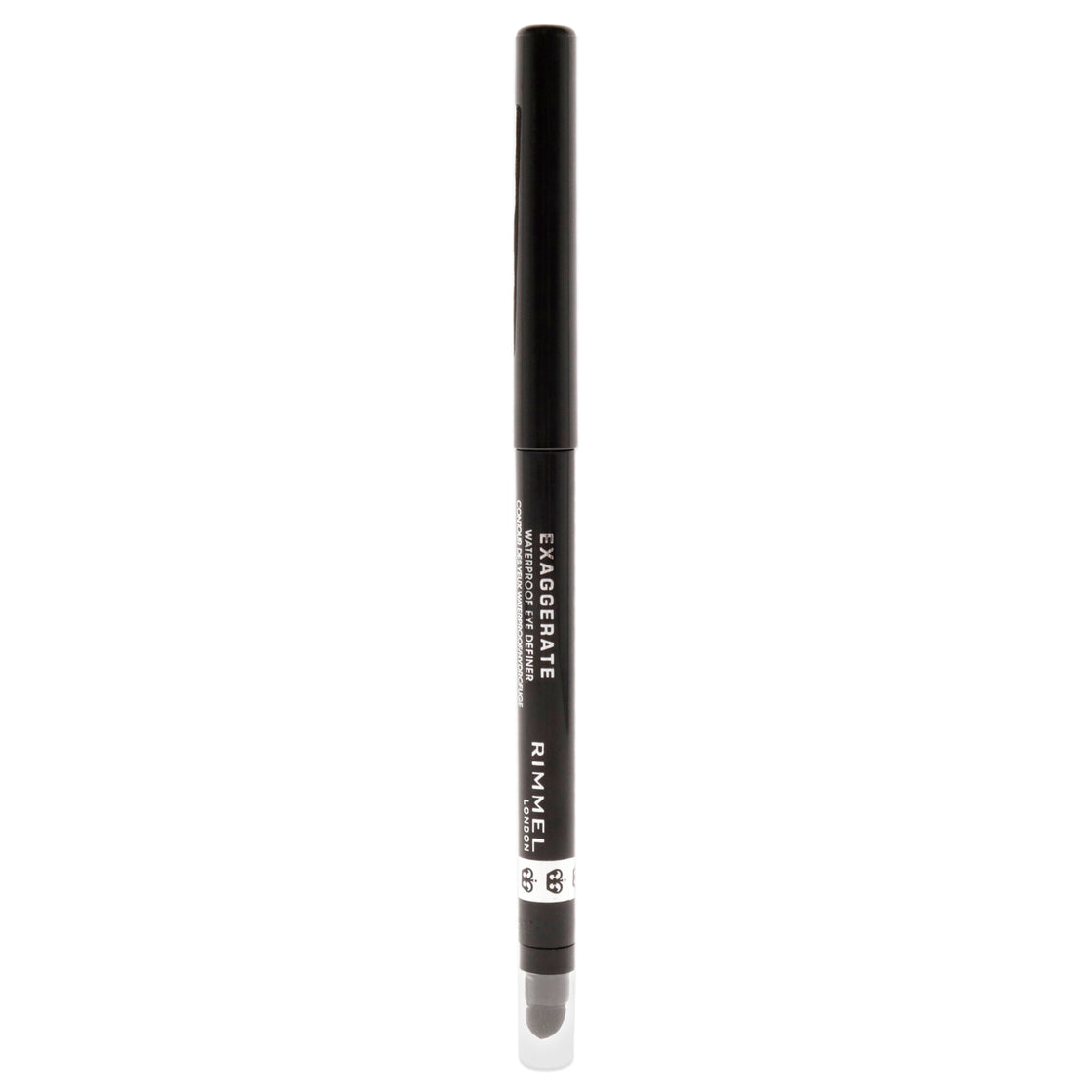 Exaggerate Eye Definer Waterproof - 262 Blackest Black by Rimmel London for Women - 0.009 oz Eyeliner