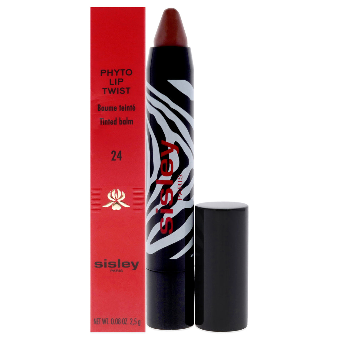 Phyto Lip Twist - 24 Rosy Nude by Sisley for Women - 0.08 oz Lipstick