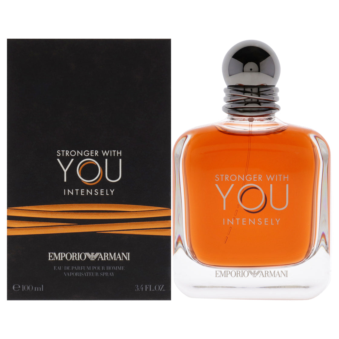 Stronger With You Intensely by Giorgio Armani for Men - 3.4 oz EDP Spray