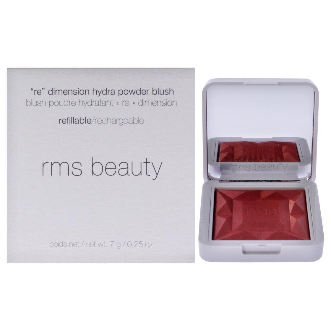 ReDimension Hydra Powder Blush - Sangria by RMS Beauty for Women - 0.25 oz Blush