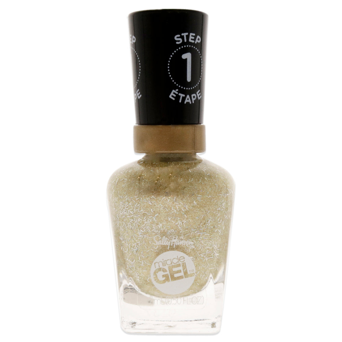 Miracle Gel - 150 Kris Krin-Gold by Sally Hansen for Women - 0.5 oz Nail Polish