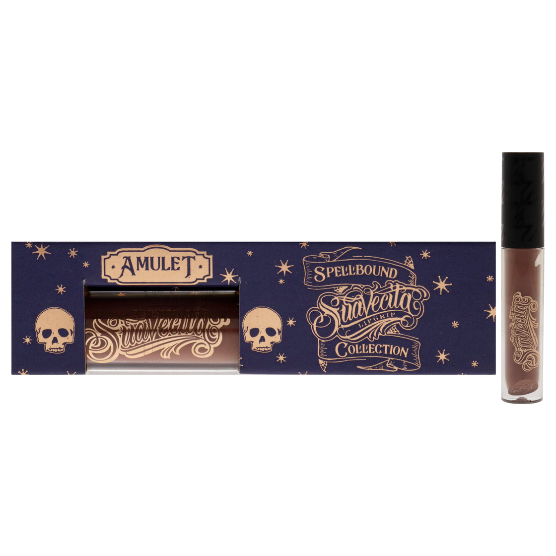 Lipgrip Matte Liquid Lipstick - Amulet by Suavecito for Women - 0.149 oz Lipstick