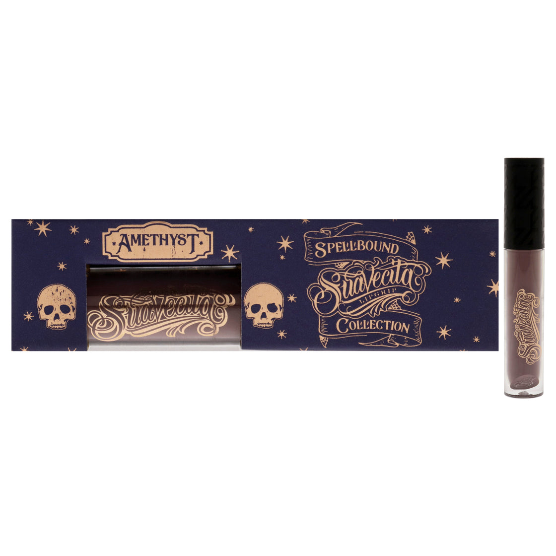 Lipgrip Matte Liquid Lipstick - Amethyst by Suavecito for Women - 0.149 oz Lipstick