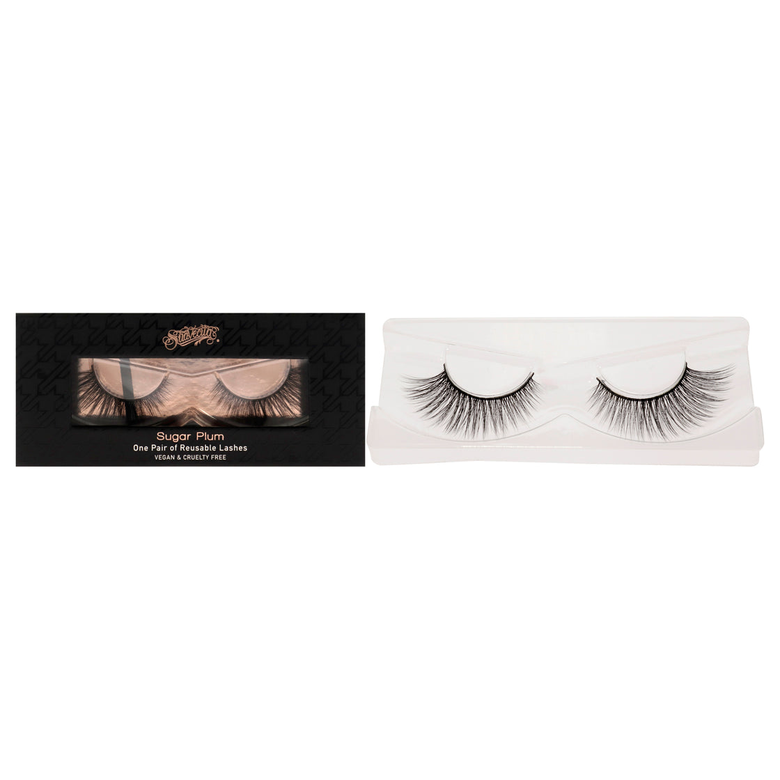 Synthetic Silk Lashes - Sugar Plum by Suavecito for Women - 1 Pair Eyelashes