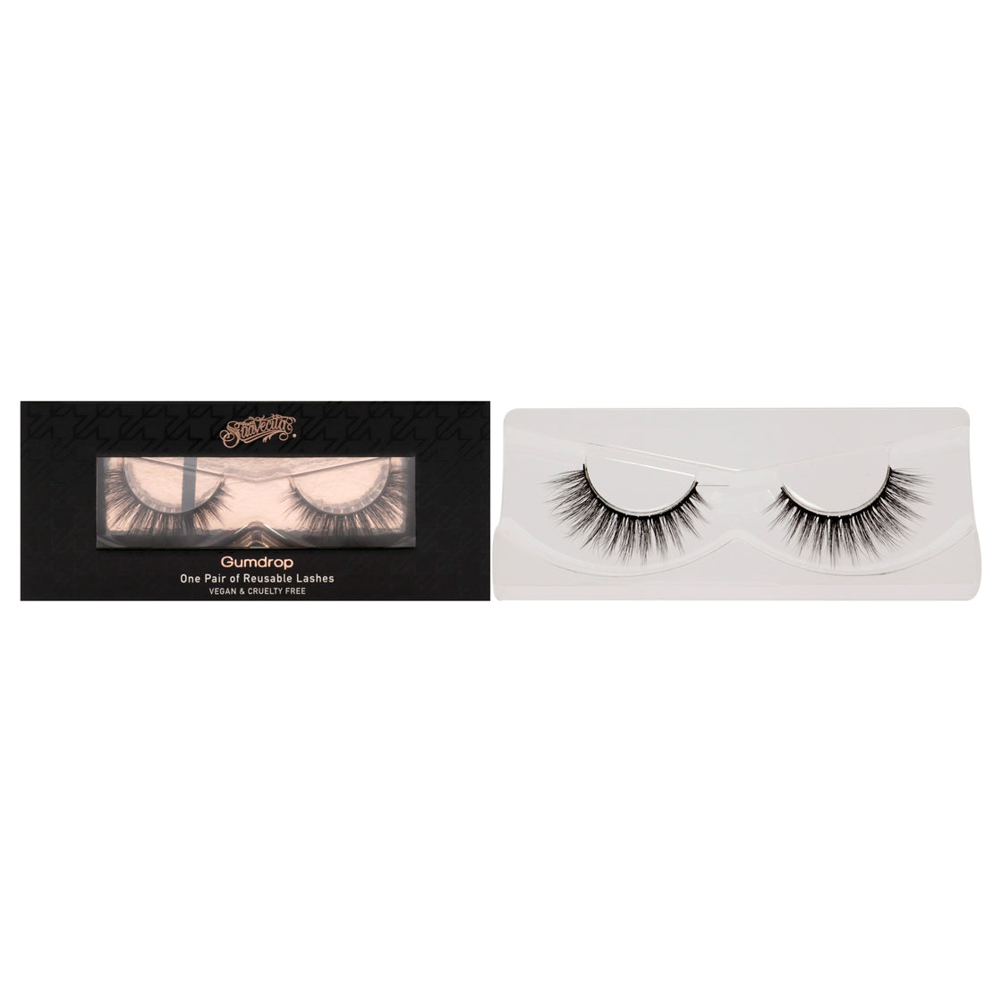 Synthetic Silk Lashes - Gumdrop by Suavecito for Women - 1 Pair Eyelashes