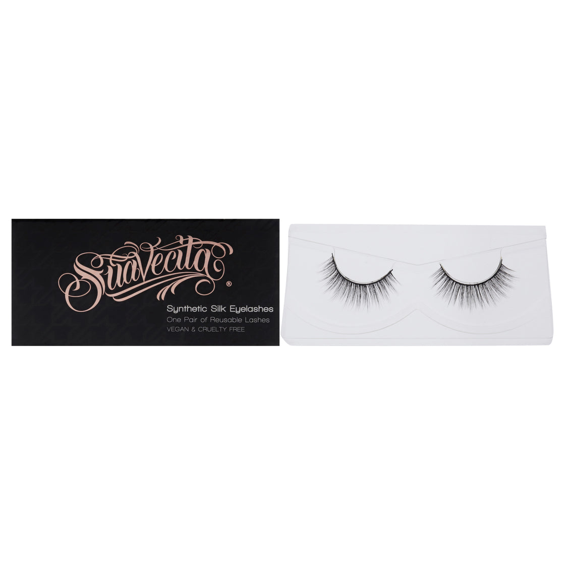 Synthetic Silk Lashes - Pan Dulce by Suavecito for Women - 1 Pair Eyelashes