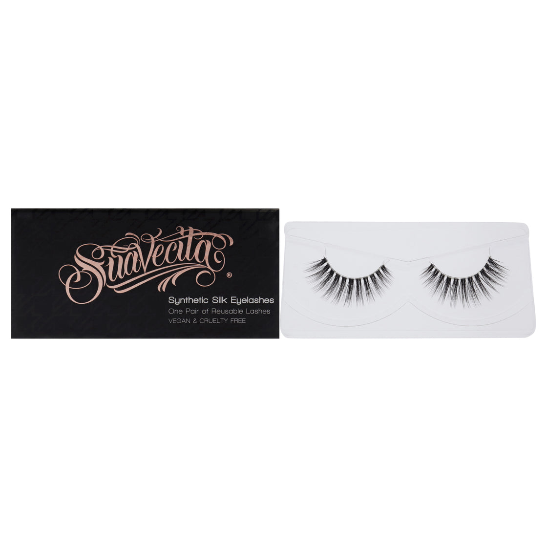 Synthetic Silk Lashes - Tres Leches by Suavecito for Women - 1 Pair Eyelashes