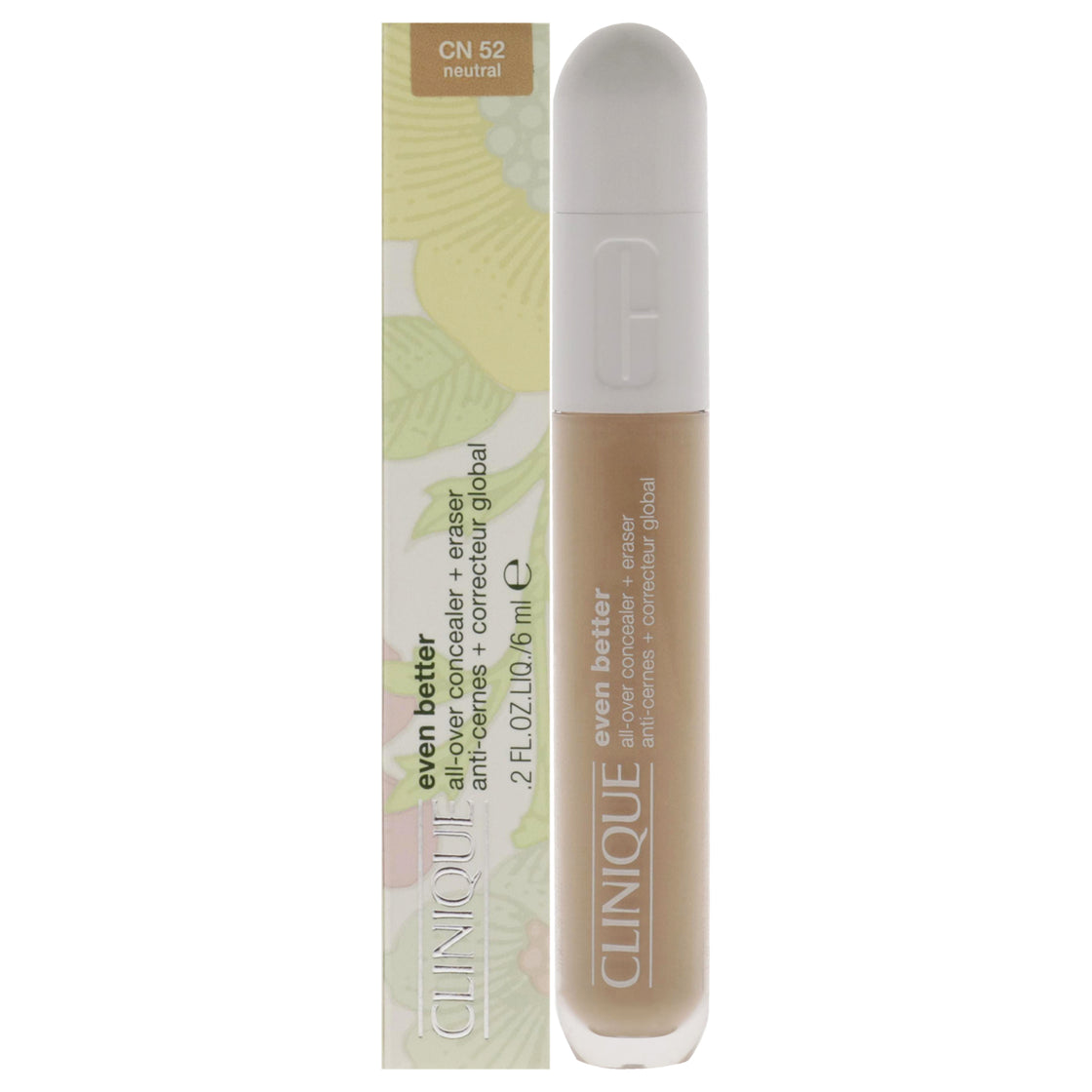 Even Better All-Over Concealer Plus Eraser - CN 52 Neutral by Clinique for Women - 0.2 oz Concealer