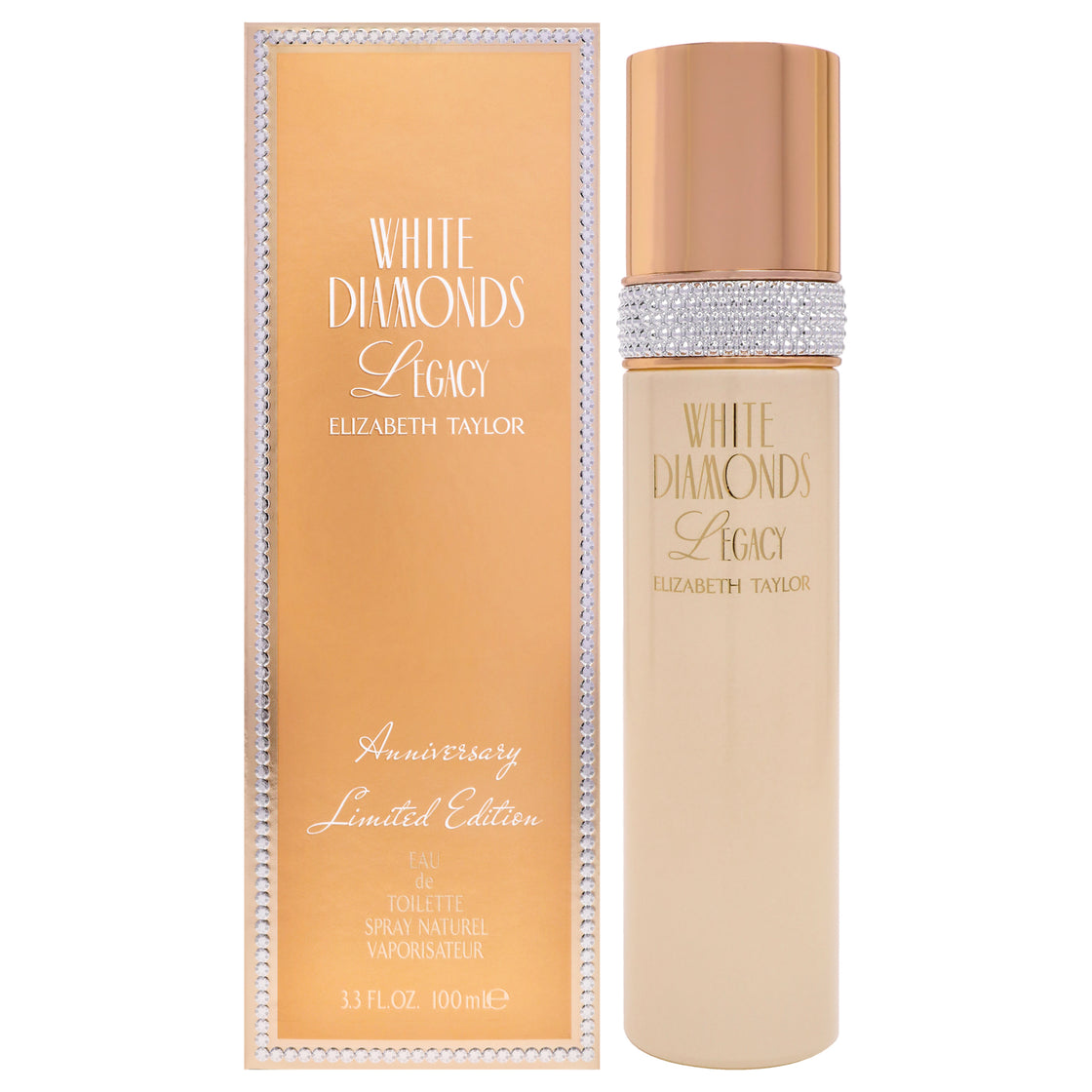 White Diamonds Legacy by Elizabeth Taylor for Women - 3.3 oz EDT Spray