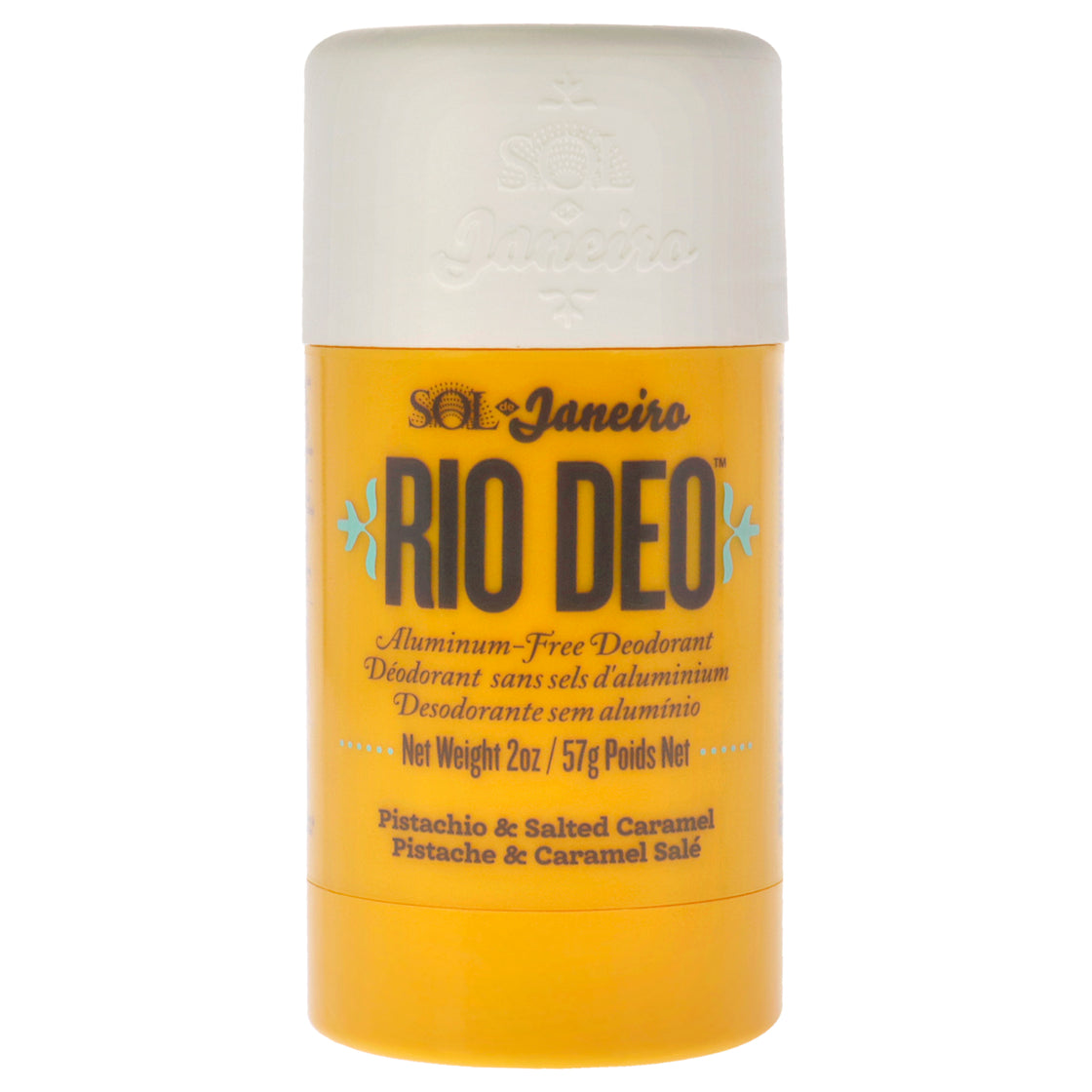 Rio Deo Aluminum-Free Deodorant - 62 Pistachio and Salted Caramel by Sol de Janeiro for Unisex - 2 oz Deodorant Stick