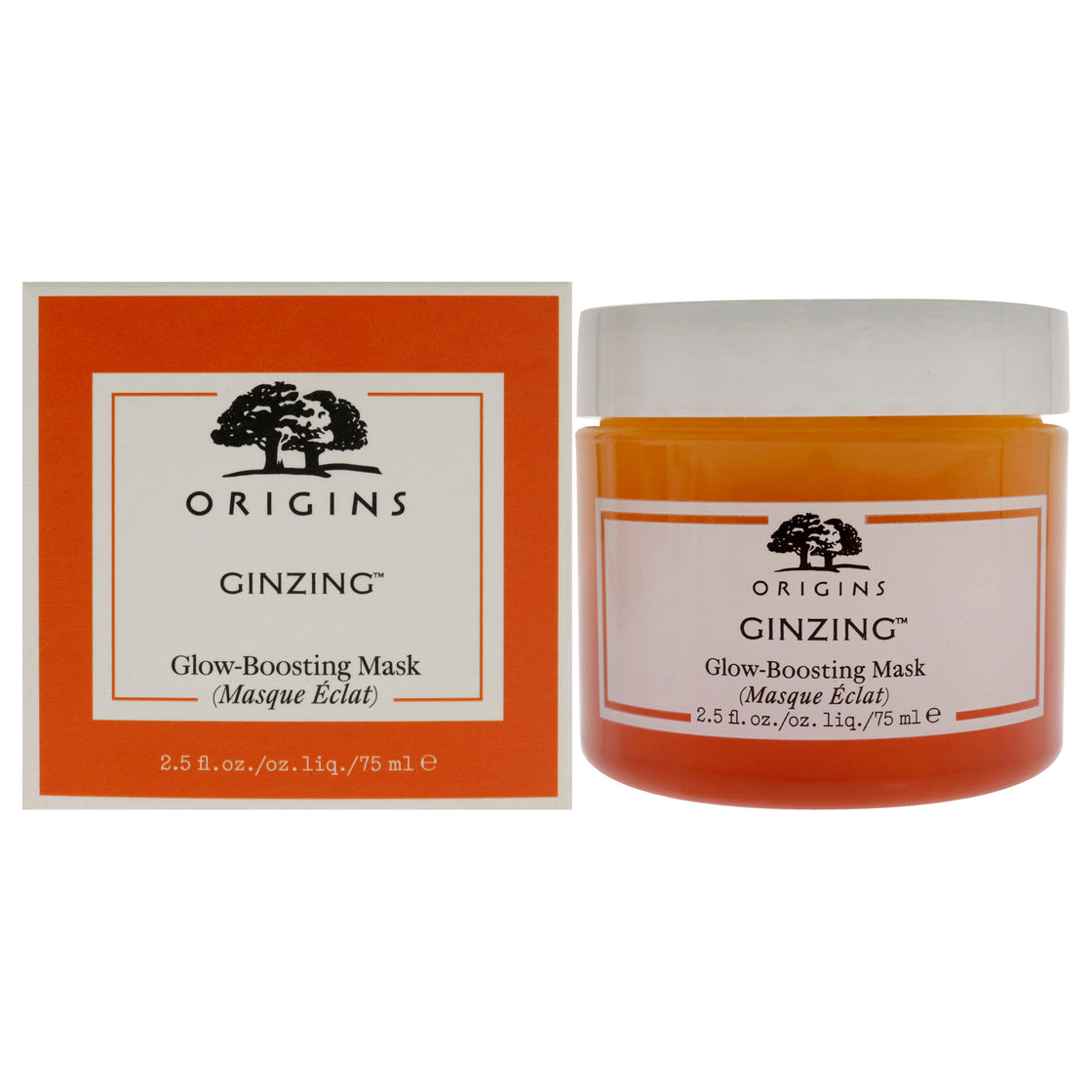 Ginzing Glow-Boosting Mask by Origins for Women - 2.5 oz Mask