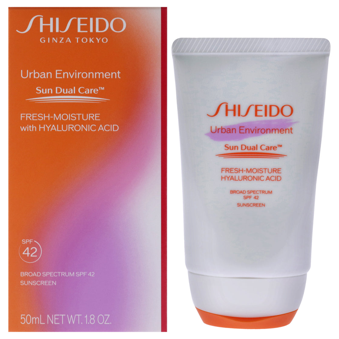 Urban Environment Fresh Moisture Sunscreen SPF 42 by Shiseido for Unisex - 1.8 oz Sunscreen