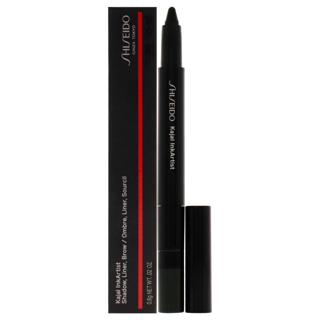 Kajal InkArtist Shadow Liner Brow - 06 Birodo Green by Shiseido for Women - 0.02 oz Eye Pencil