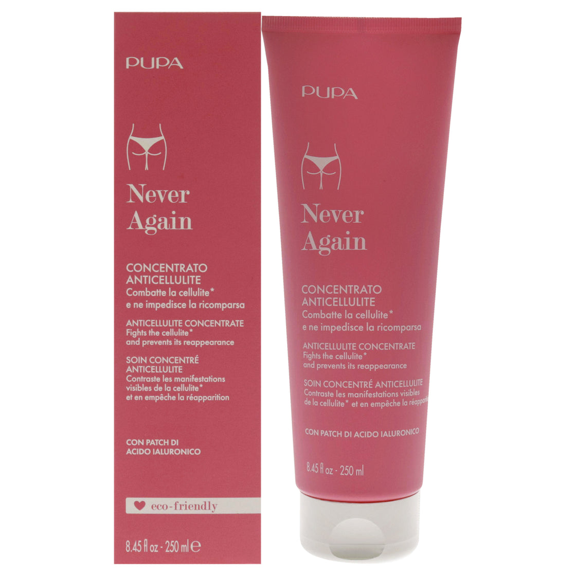 Never Again Anti-Cellulite Concentrate by Pupa Milano for Women - 8.45 oz Cream