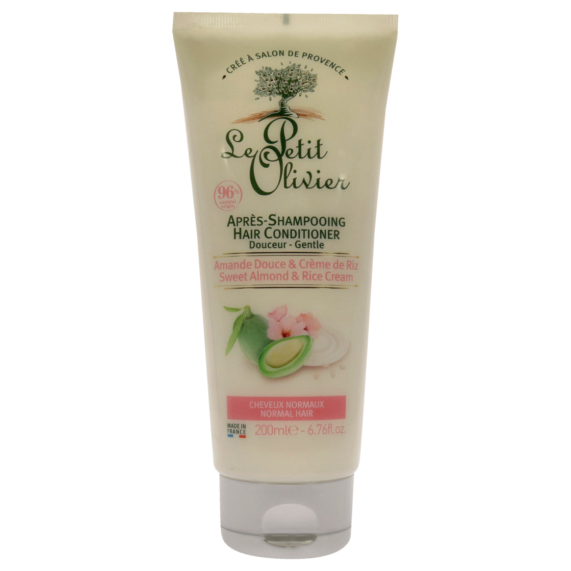 Softening Conditioner - Sweet Almond and Rice by Le Petit Olivier for Women - 6.76 Conditioner