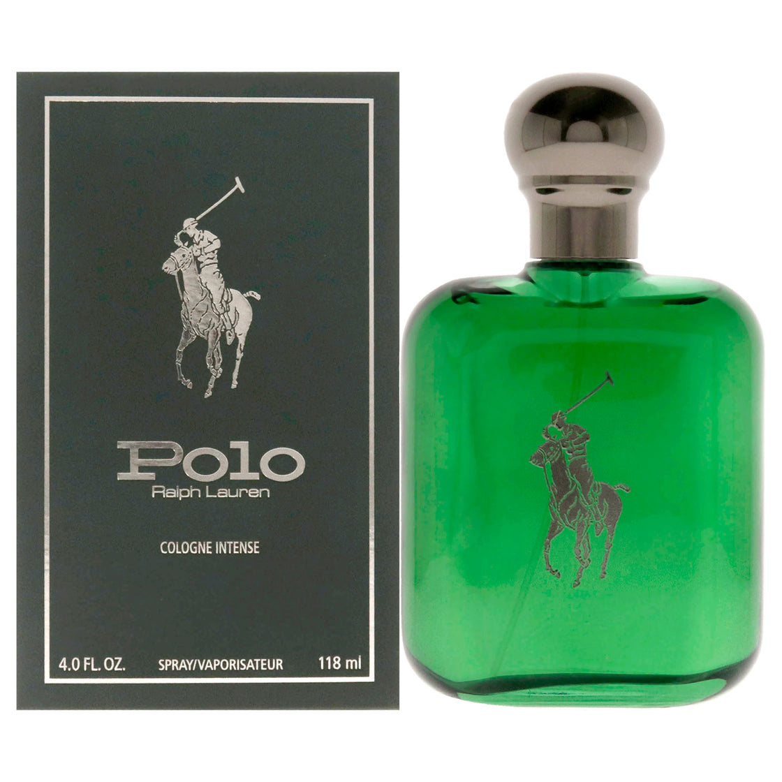 Polo Green by Ralph Lauren for Men - 4 oz Cologne Intense Spray