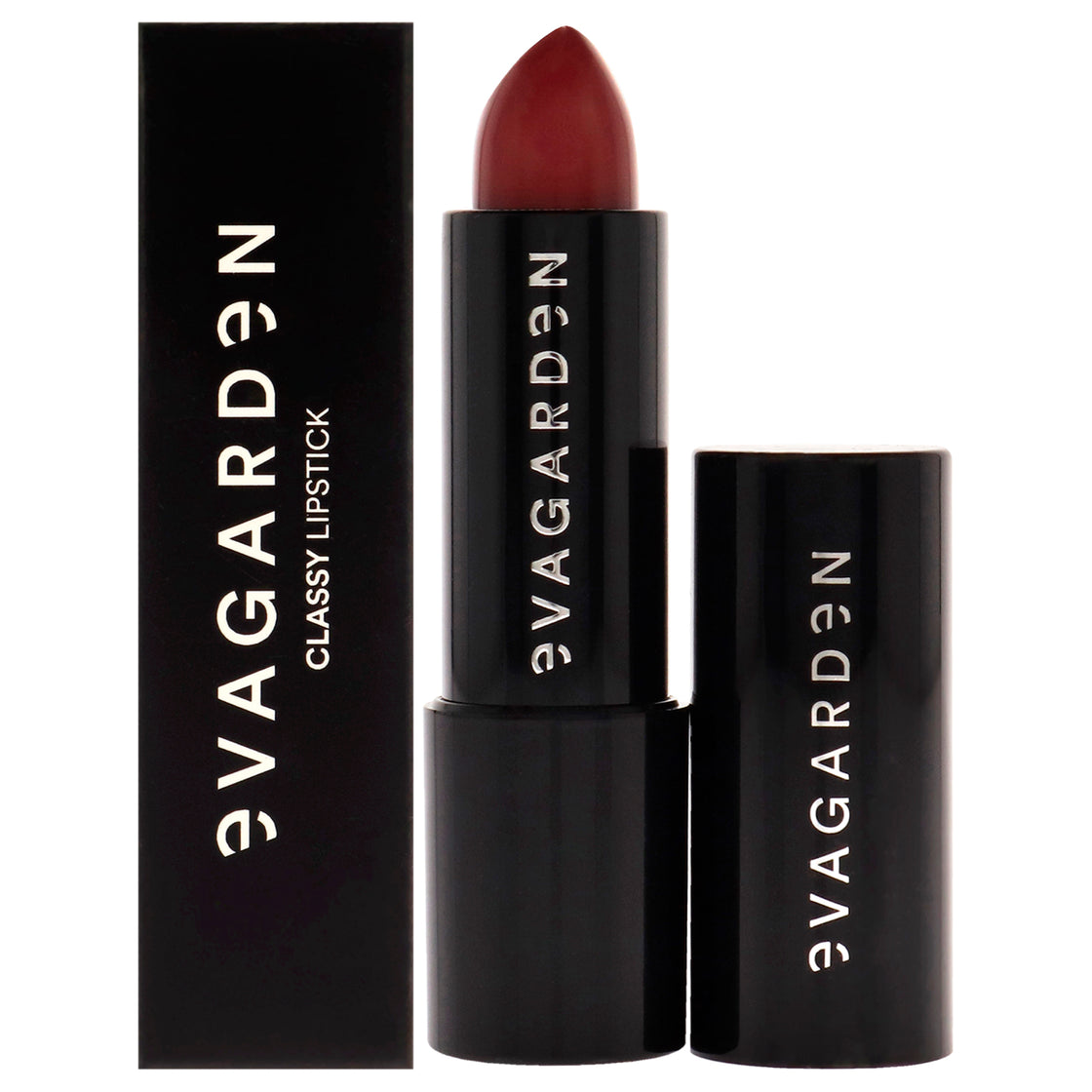 Classy Lipstick - 614 Brick Red by Evagarden for Women - 0.10 oz Lipstick