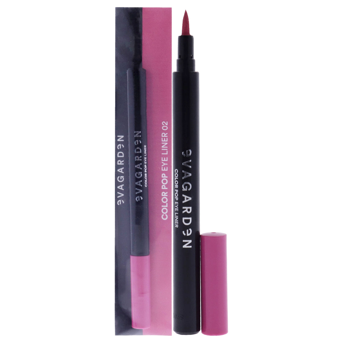 Eye Liner Color Pop - 02 Blazing Pink by Evagarden for Women - 1 Pc EyeLiner