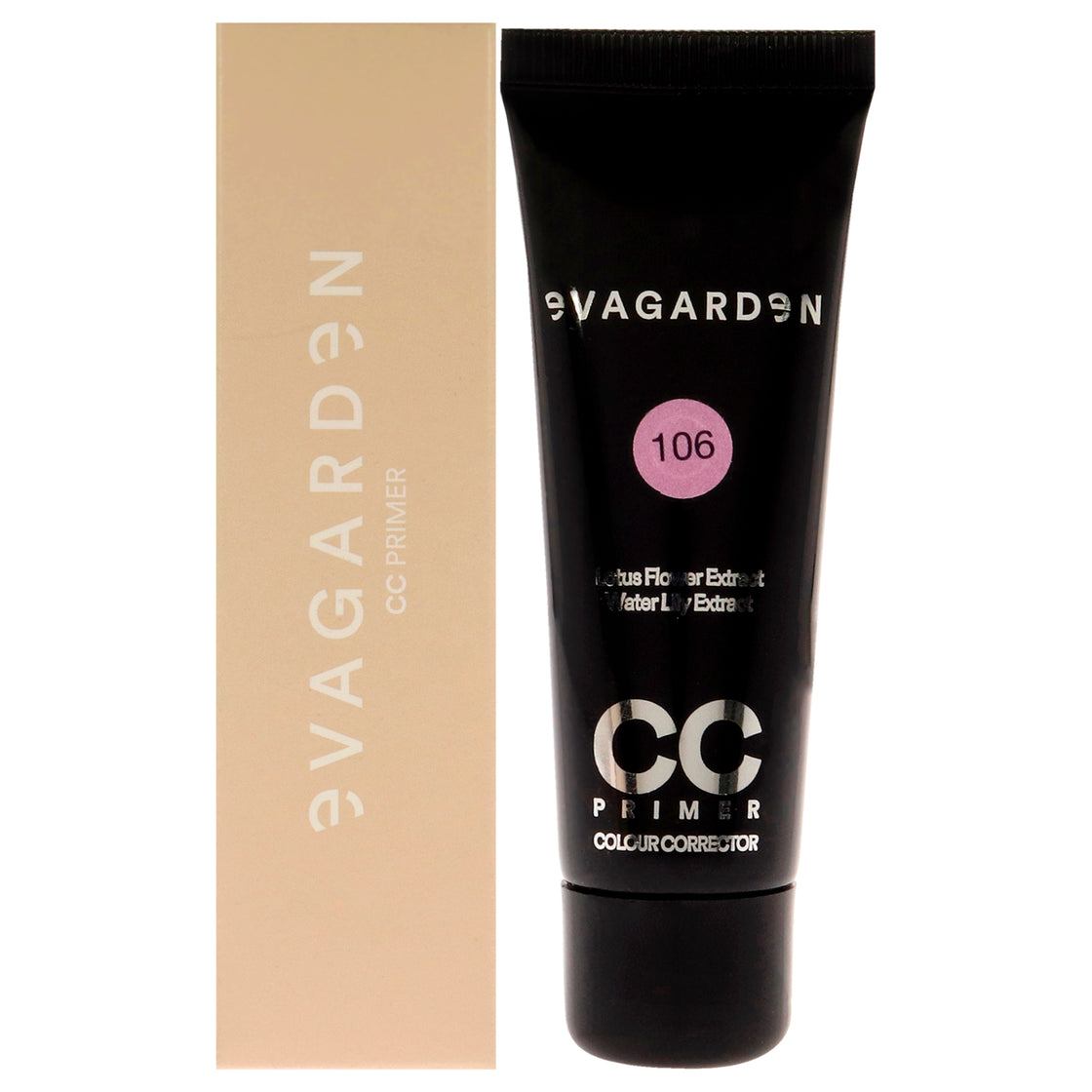 CC Primer - 106 Lillac by Evagarden for Women - 1.01 oz Primer