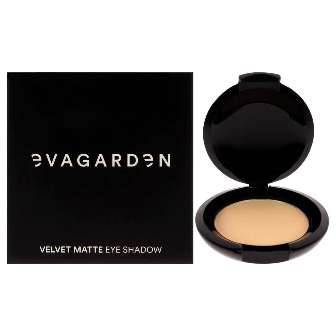 Velvet Matte Eyeshadow - 131 Ivory by Evagarden for Women - 0.08 oz Eye Shadow