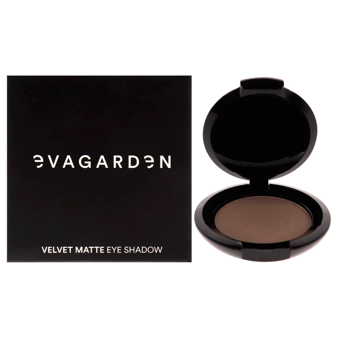 Velvet Matte Eyeshadow - 124 Iron by Evagarden for Women - 0.08 oz Eye Shadow