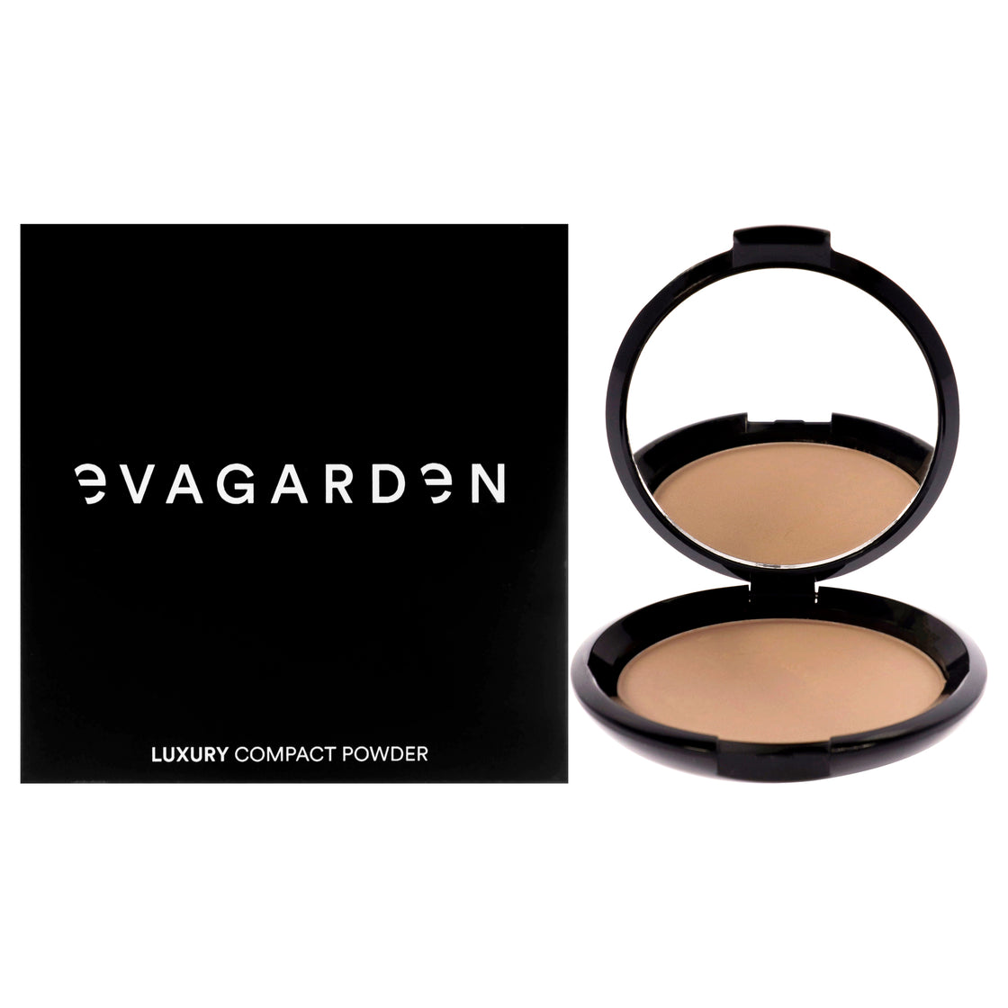 Luxury Compact Powder - 886 Light by Evagarden for Women - 0.35 oz Powder