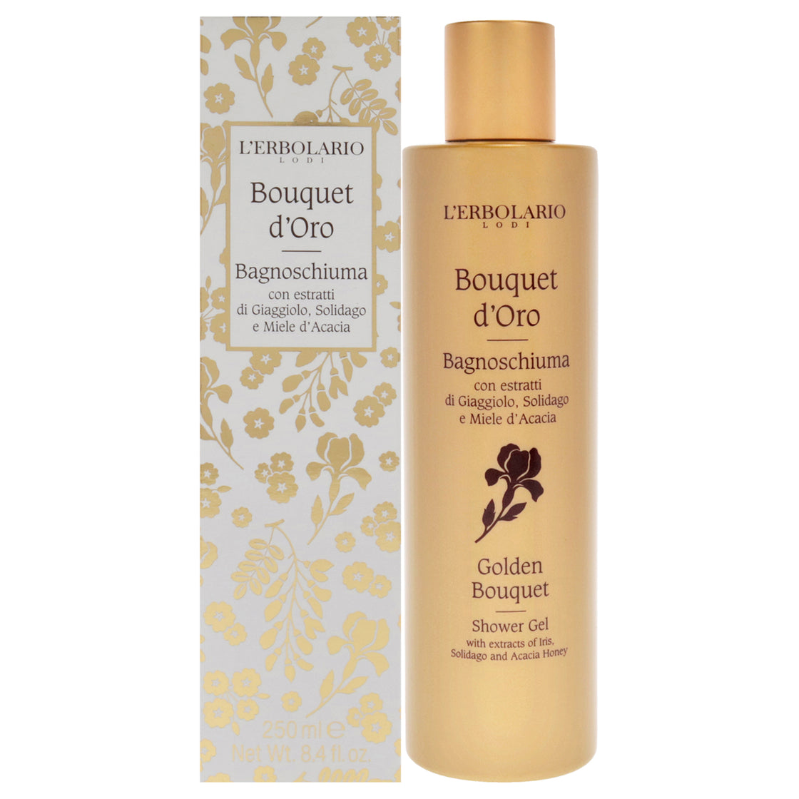 Shower Gel - Golden Bouquet by LErbolario for Unisex - 8.4 oz Shower Gel