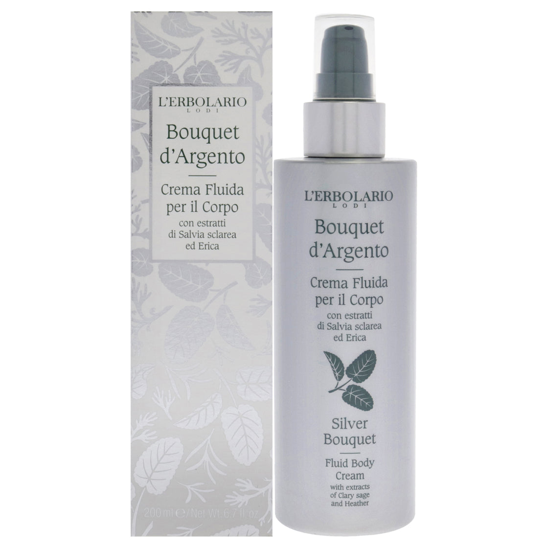 Fluid Body Cream - Silver Bouquet by LErbolario for Unisex - 6.7 oz Body Cream