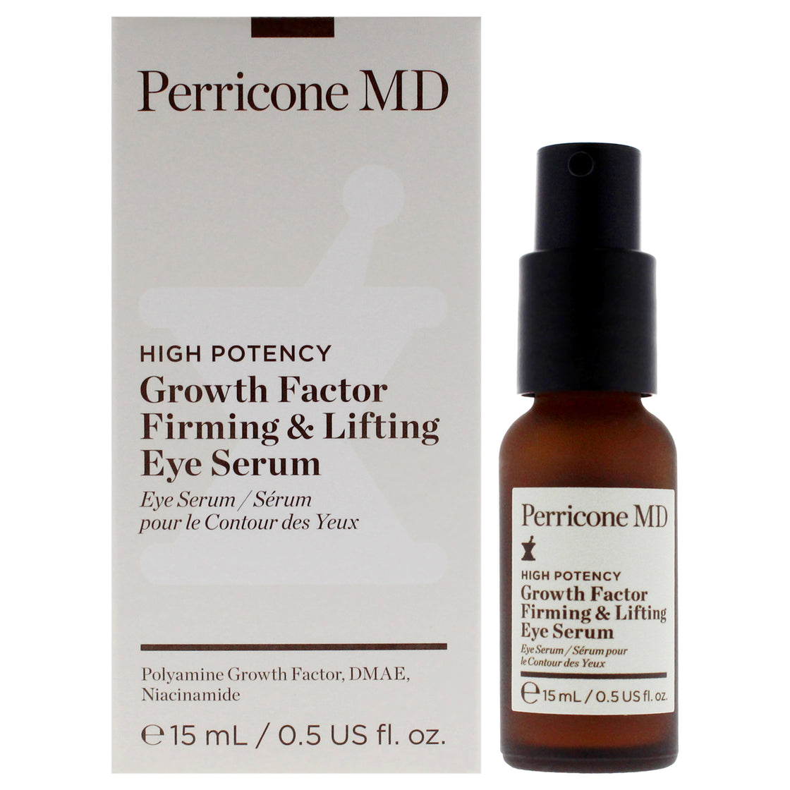 High Potency Growth Factor Firming and Lifting Eye Serum by Perricone MD for Unisex - 0.5 oz Serum