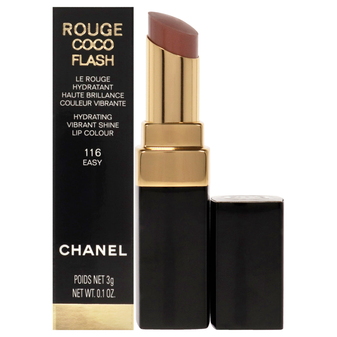 Rouge Coco Flash Lipstick - 116 Easy by Chanel for Women - 0.1 oz Lipstick