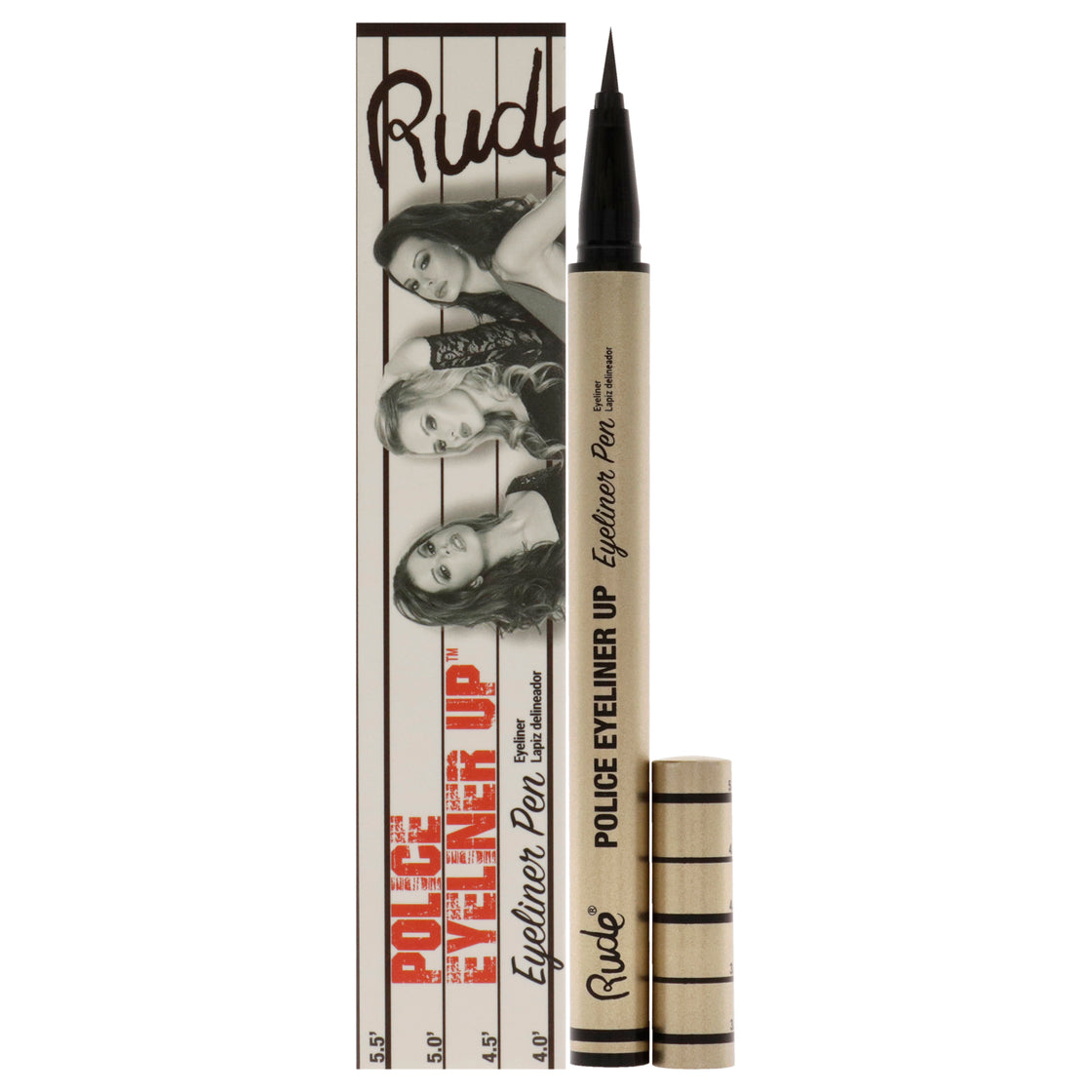 Police Eyeliner Up Eyeliner Pen - Big House by Rude Cosmetics for Women - 0.017 oz Eyeliner