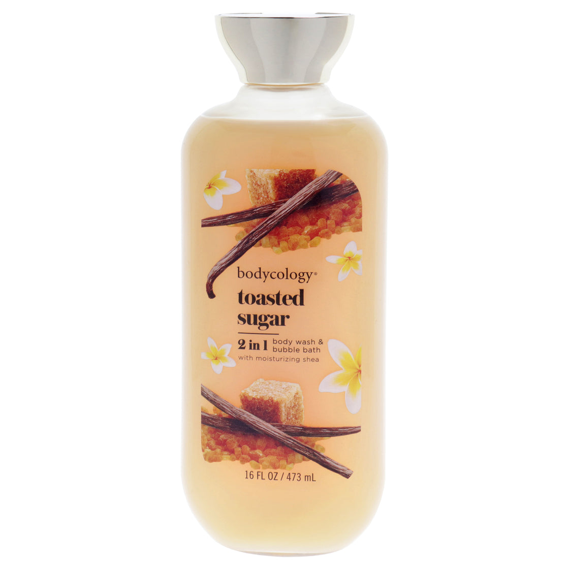 2 in 1 Body Wash and Bubble Bath - Toasted Sugar by Bodycology for Women - 16 oz Body Wash