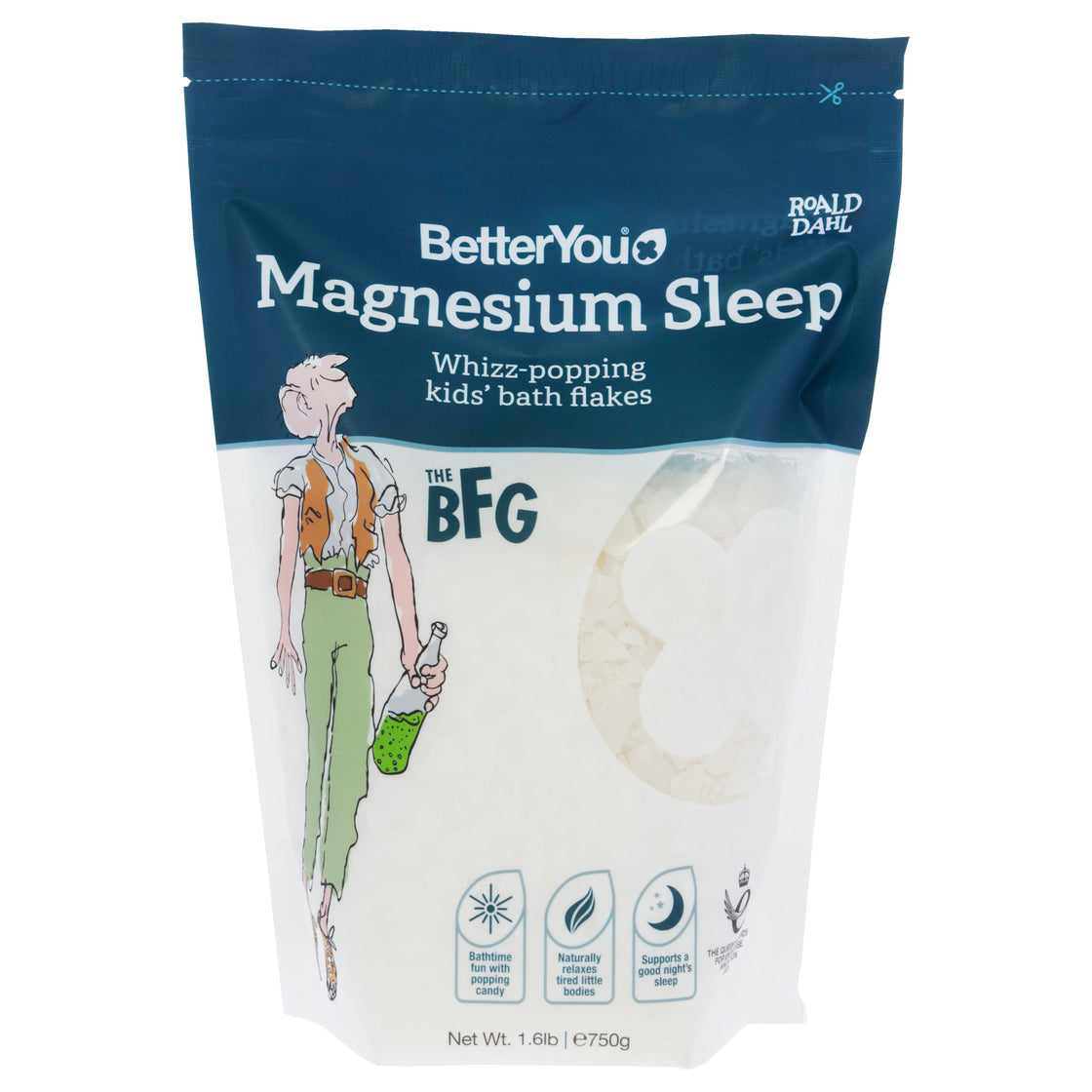 Magnesium Sleep by BetterYou for Kids - 26.4 oz Bath Salt