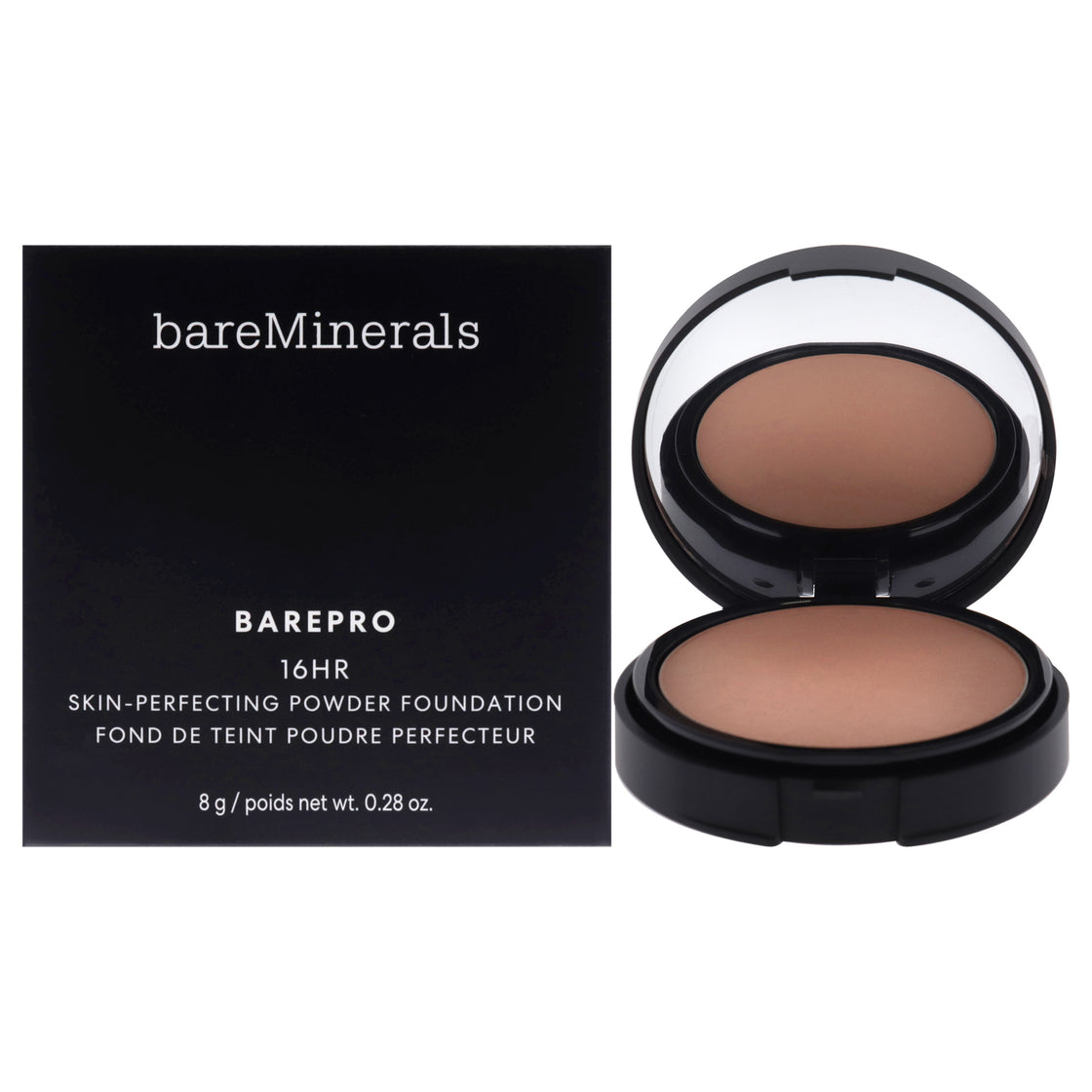 Barepro 16HR Skin Perfecting Powder Foundation - 20 Cool Light by bareMinerals for Women - 0.28 oz Foundation